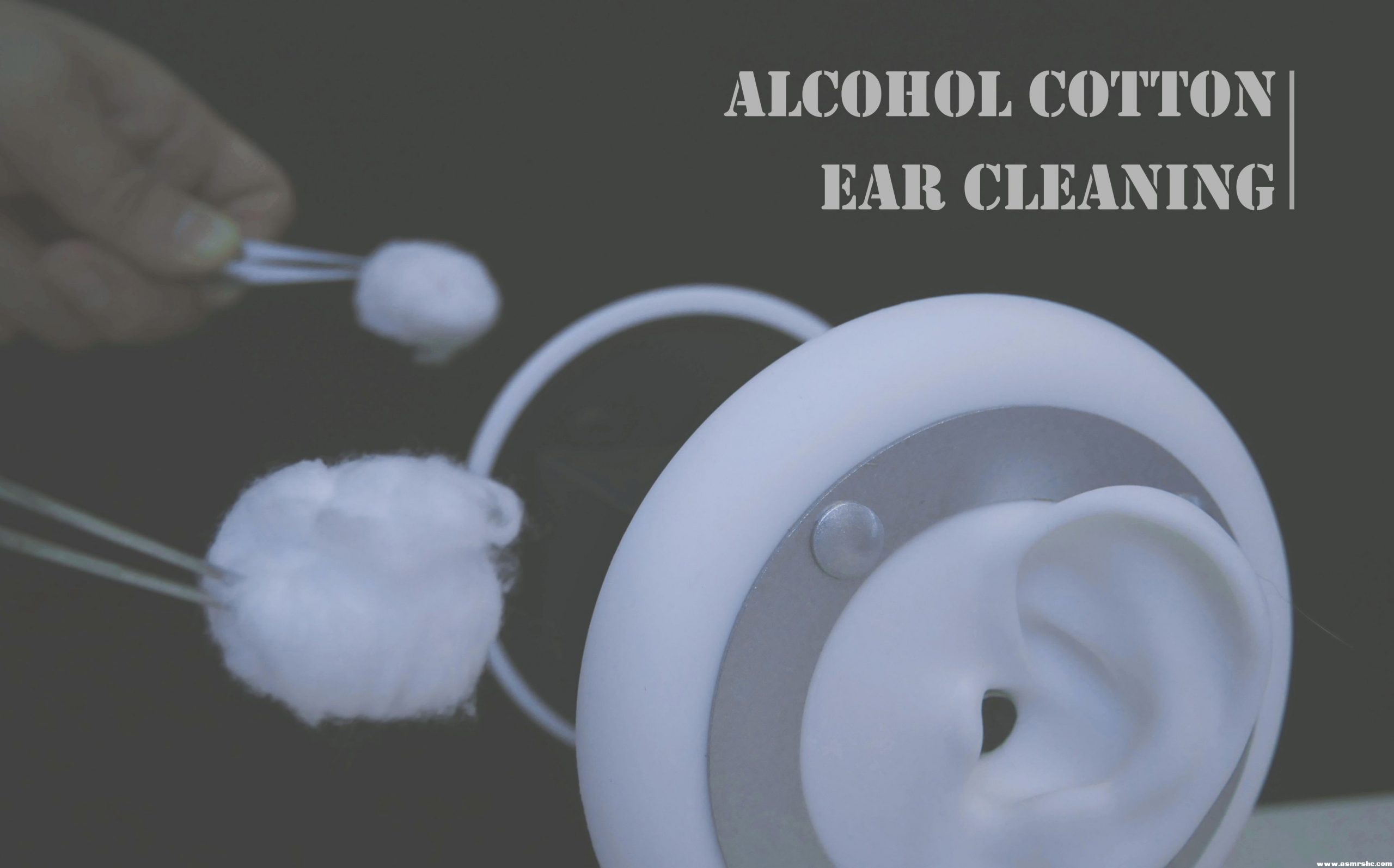 ASMR ComfortZoom | 酒精棉球耳朵清洁+吹气,捂耳（无人声）-助眠云视听
