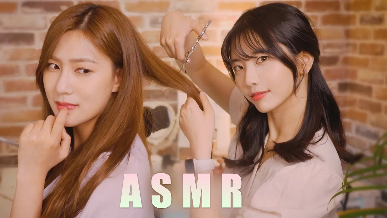 帮夏荣姐姐玩梳头发ASMR(梳头发，按摩)-助眠云视听