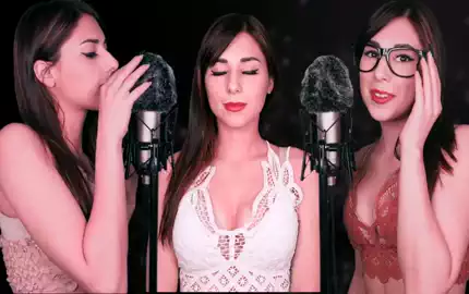 ASMR-with-my-TRIPLETS-BETTER-THAN-TWINS-(Layered-Sounds,-Inaudible-Whispers,-Fluffy-Mic)-助眠云视听
